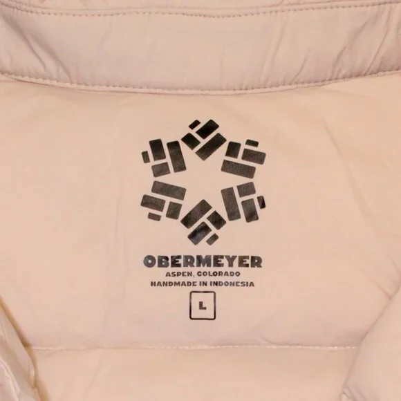 OBERMEYER Explorer Down Filled Shirt Full Snap Jacket Men's Size Large - Picture 4 of 9